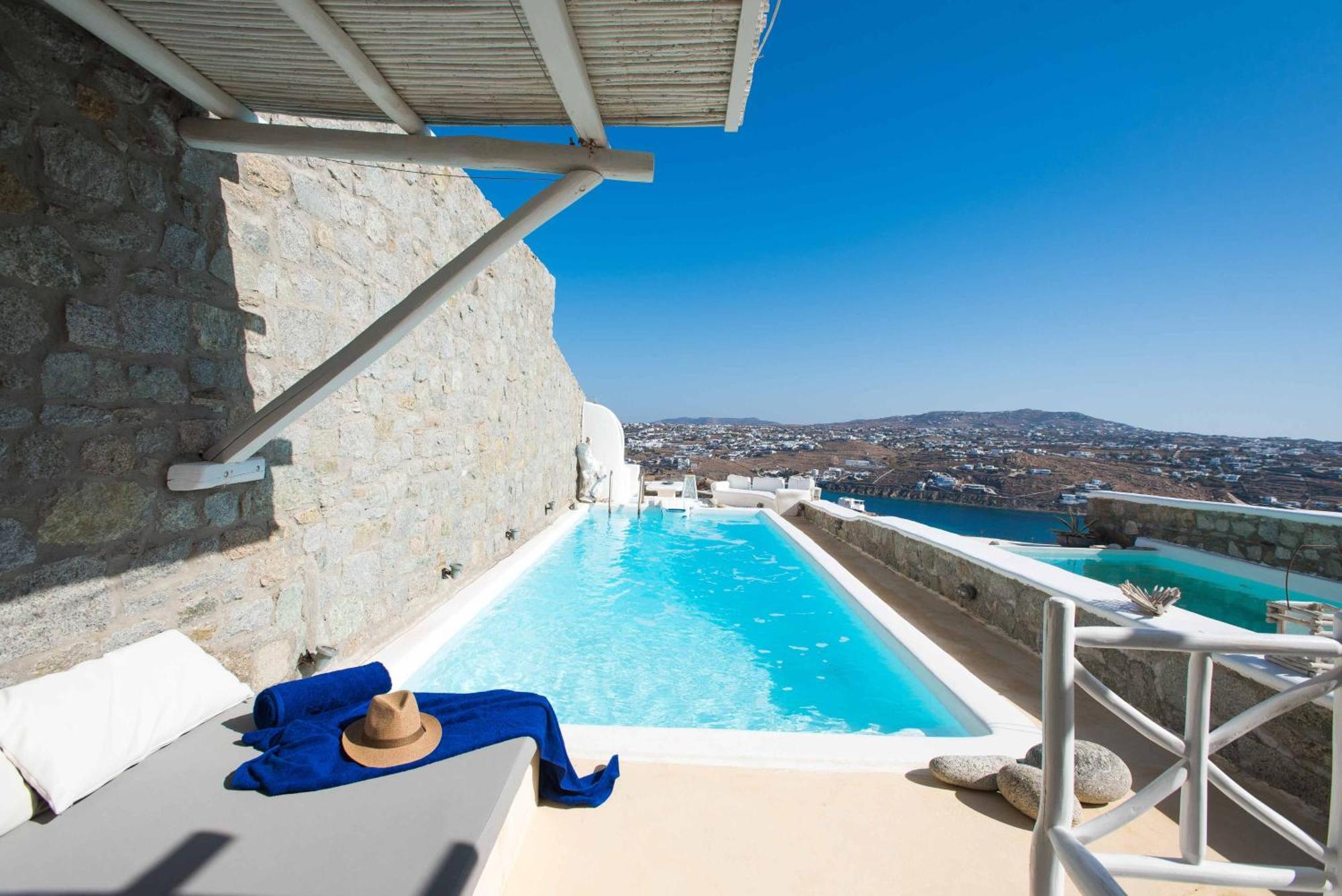 Отель White Stone Mykonos Agios Ioannis Diakoftis Экстерьер фото