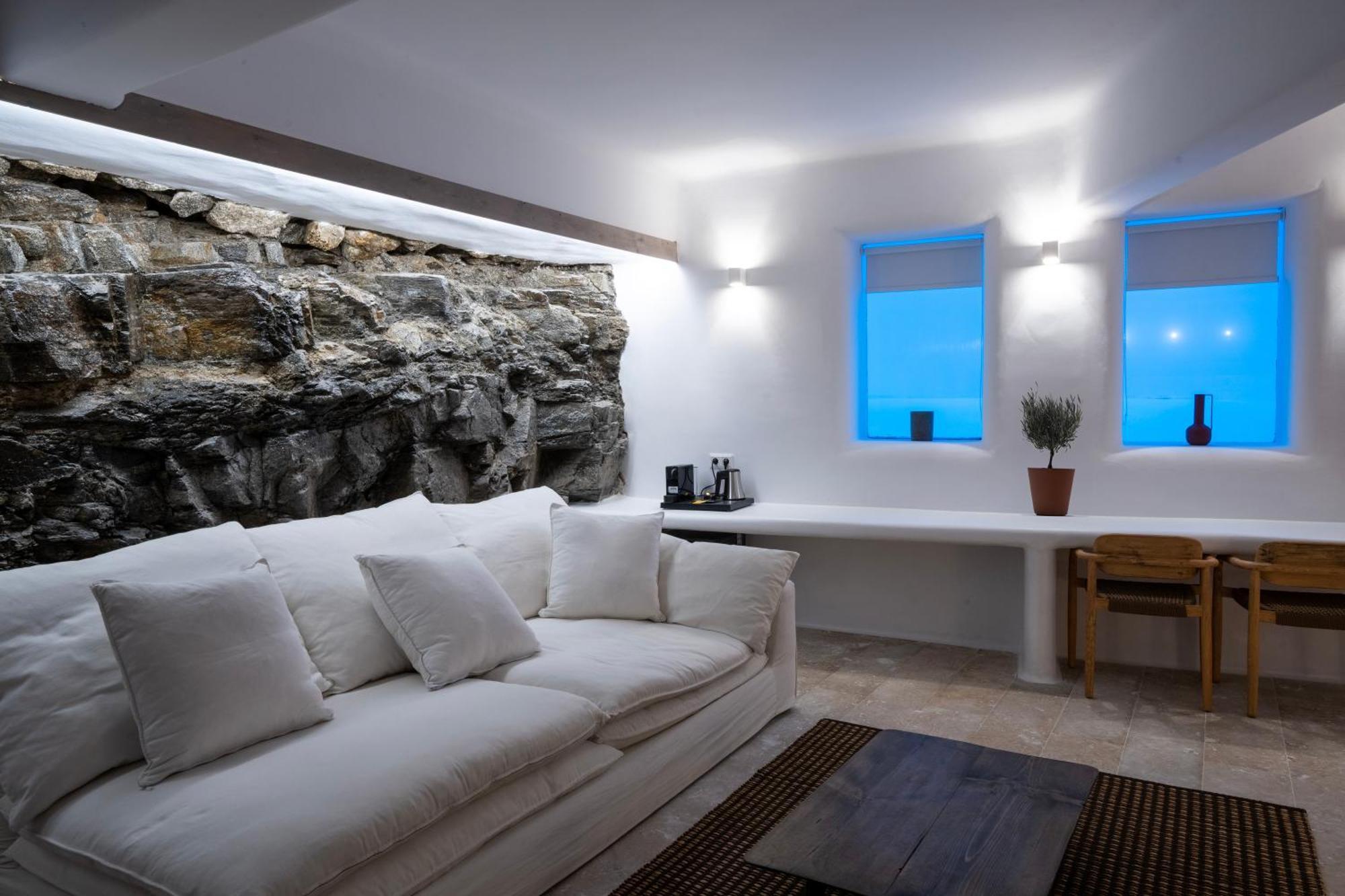 Отель White Stone Mykonos Agios Ioannis Diakoftis Экстерьер фото