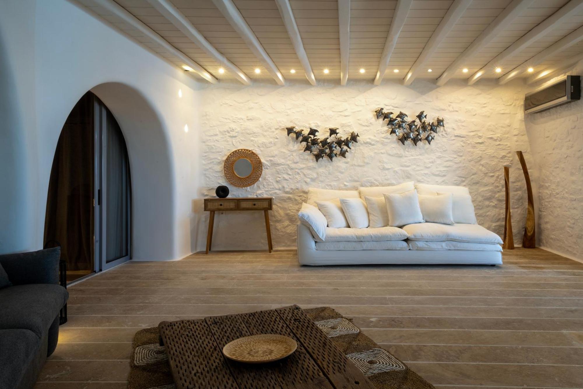 Отель White Stone Mykonos Agios Ioannis Diakoftis Экстерьер фото