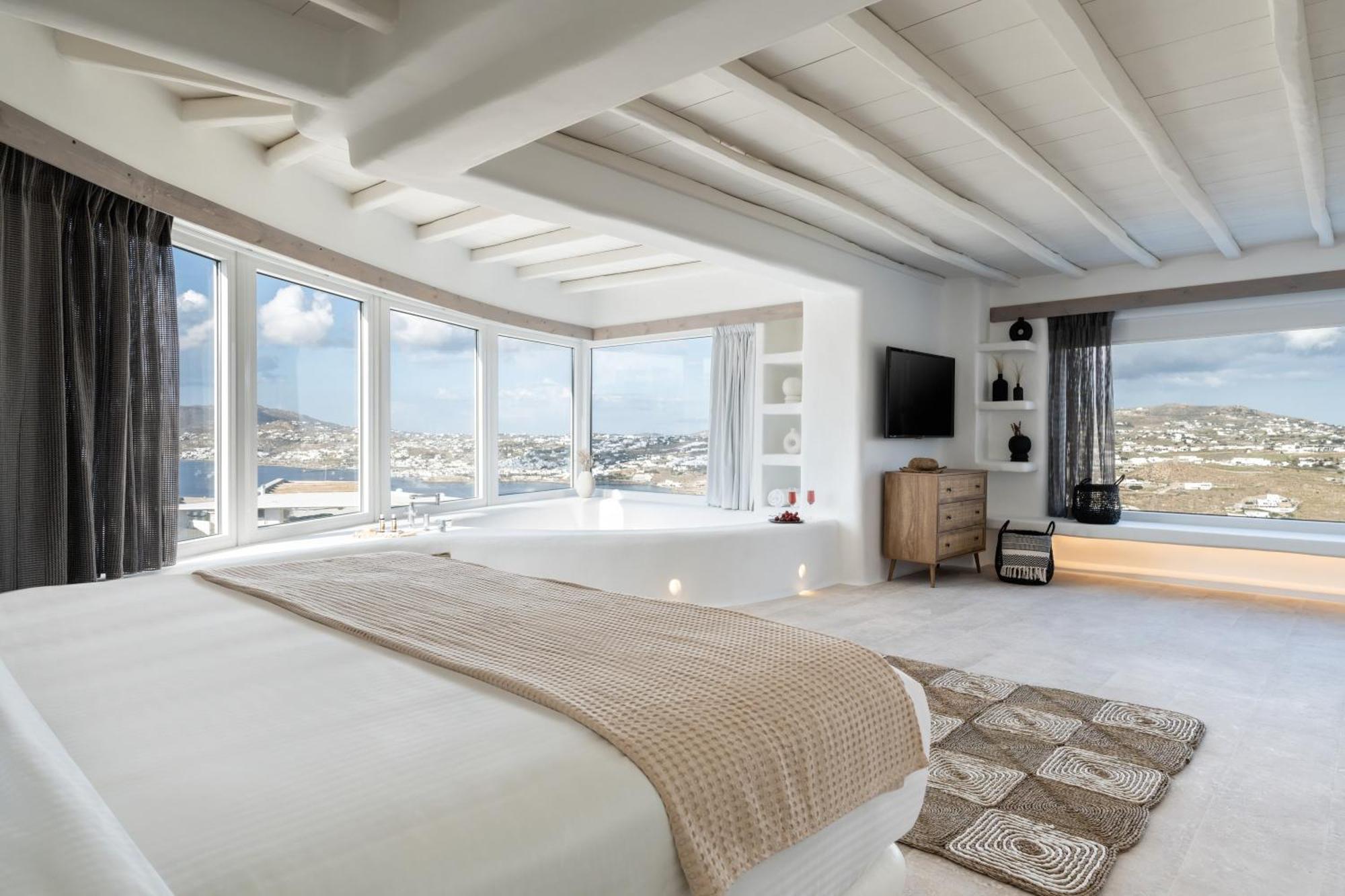 Отель White Stone Mykonos Agios Ioannis Diakoftis Экстерьер фото