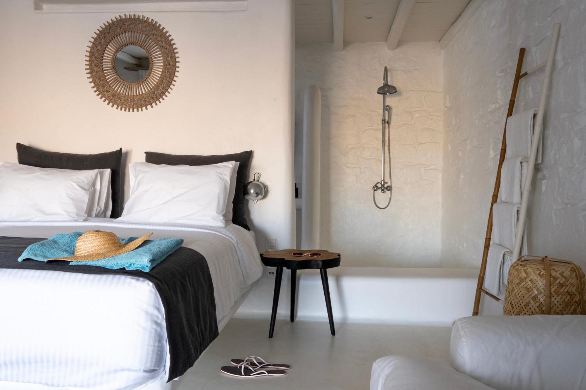 Отель White Stone Mykonos Agios Ioannis Diakoftis Экстерьер фото