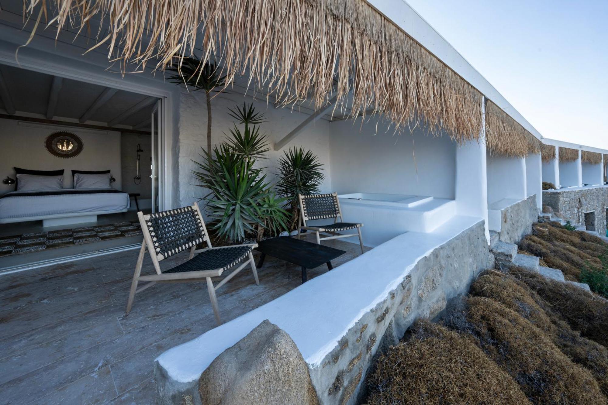 Отель White Stone Mykonos Agios Ioannis Diakoftis Экстерьер фото