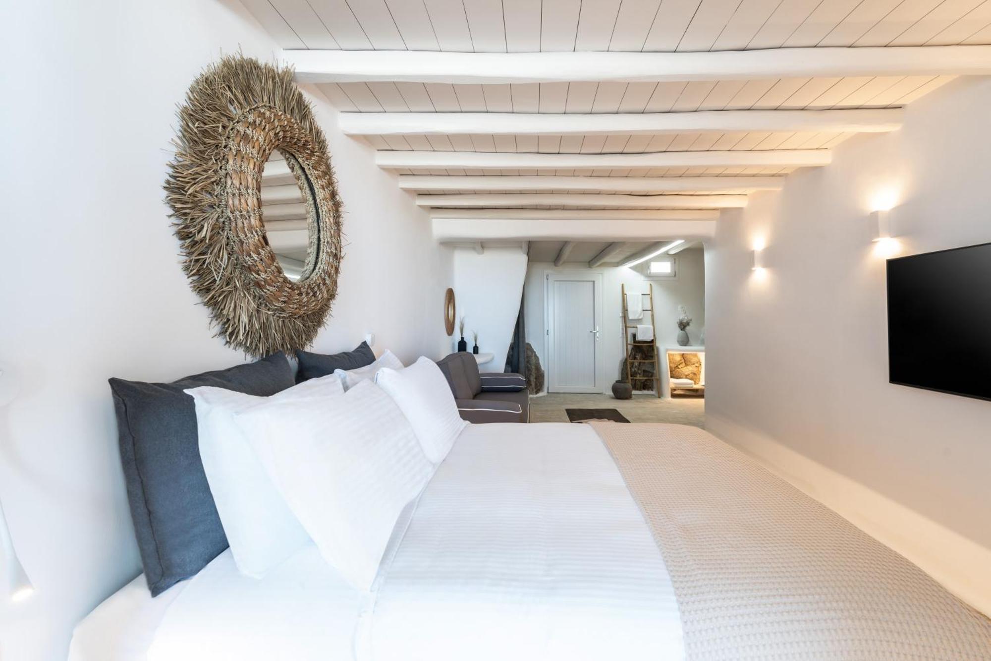 Отель White Stone Mykonos Agios Ioannis Diakoftis Экстерьер фото