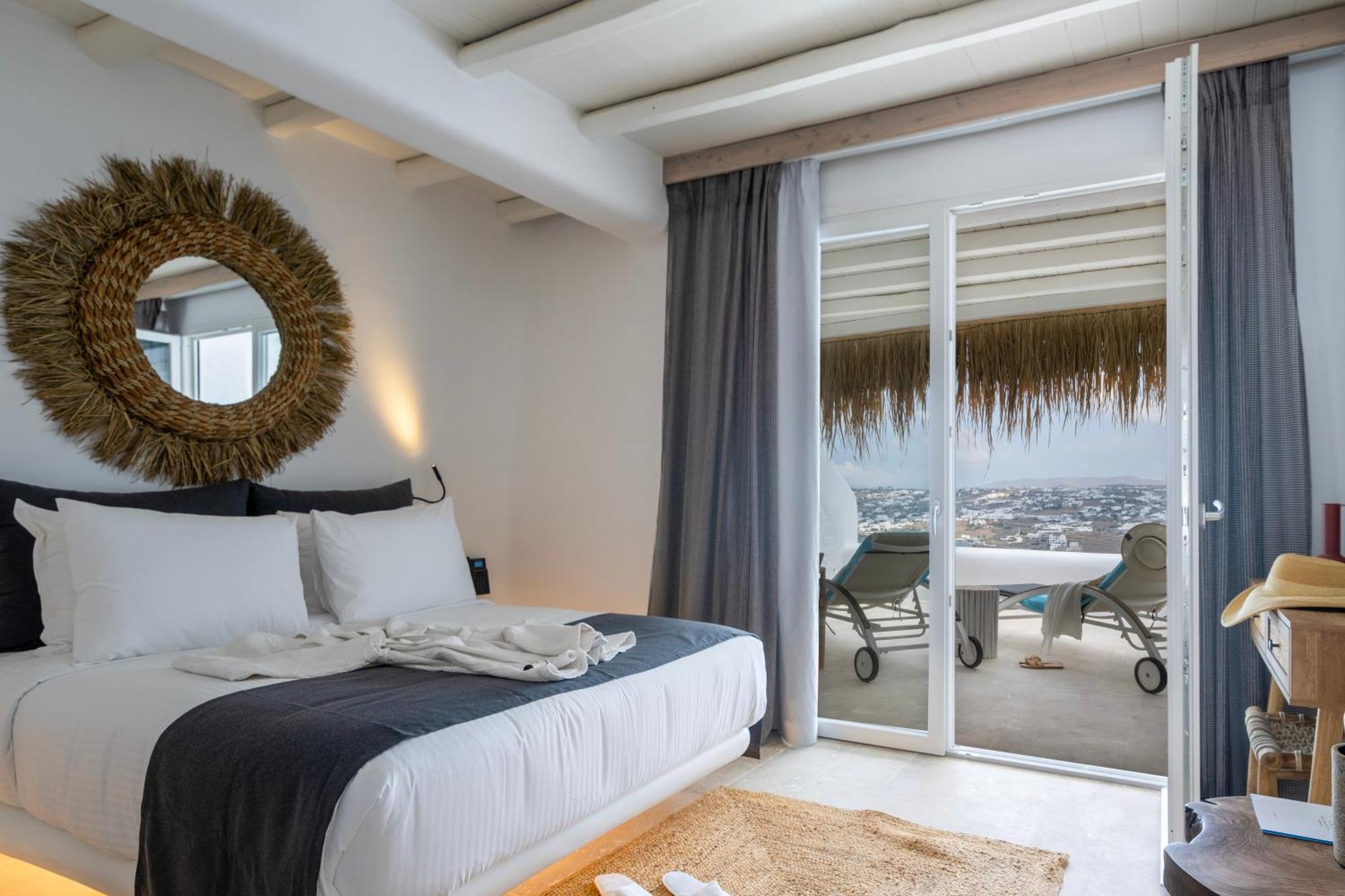 Отель White Stone Mykonos Agios Ioannis Diakoftis Экстерьер фото