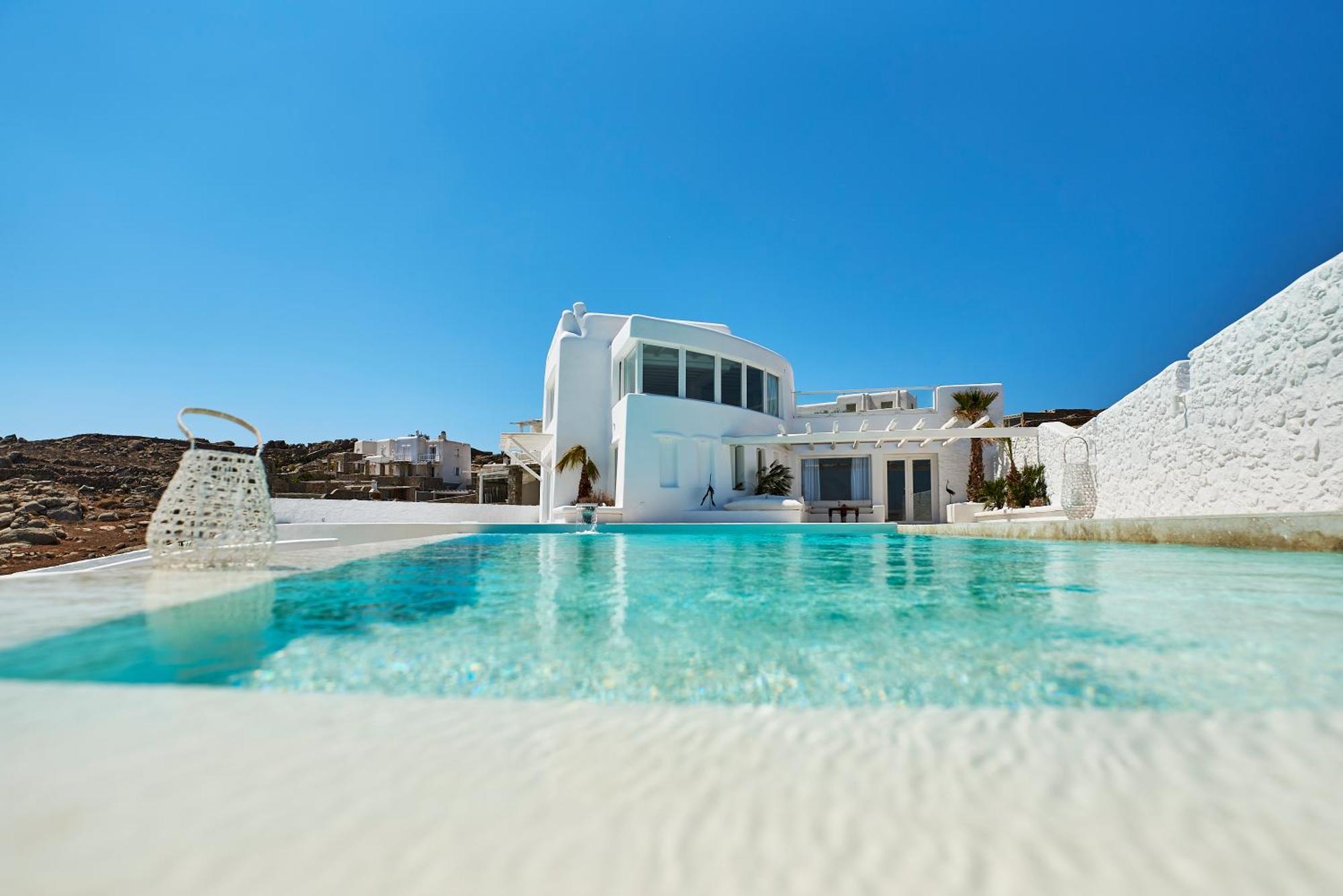 Отель White Stone Mykonos Agios Ioannis Diakoftis Экстерьер фото